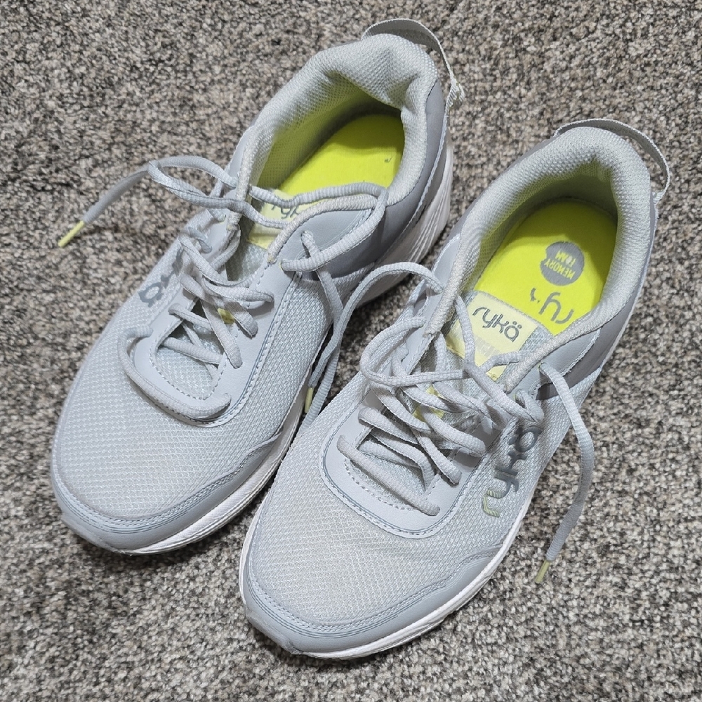 RYKA Silver Gray Athletic Sneakers